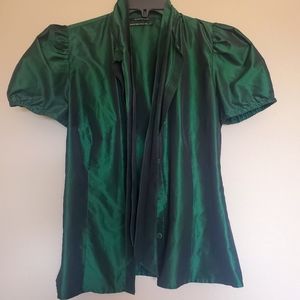 Club Monaco puff sleeve shirt